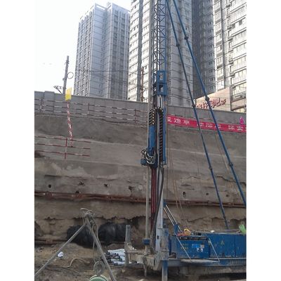 qualité  Reinforcement SJW-60 porcelain soil soft sand construction hydraulic soil blast grouting drilling rig with 20m tower usine